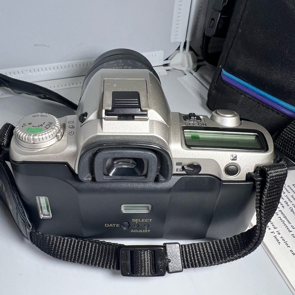 VINTAGE Pentax ZX-10 35mm SLR Film Camera With 28-80mm Lenses Untested - Picture 10 of 10